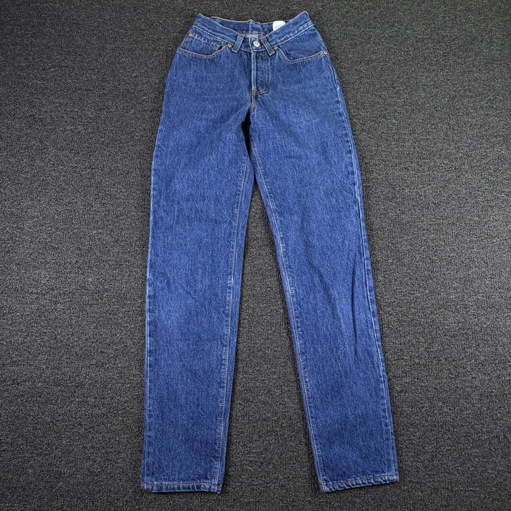 VTG 1997 Levi's 501 Blue Denim Jeans Womens Size 1 M Made in USA High Rise